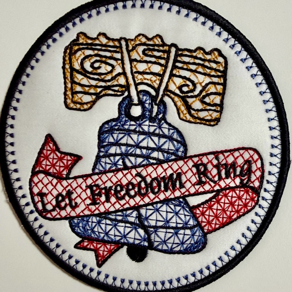 Patriotic Embroidered Coaster